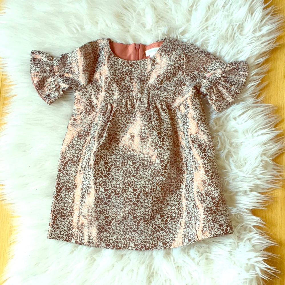 Gymboree Pink and Silver Formal Kids Dress